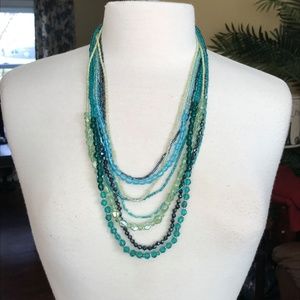 4/$25 27" Multi Color, Multi Stand Necklace